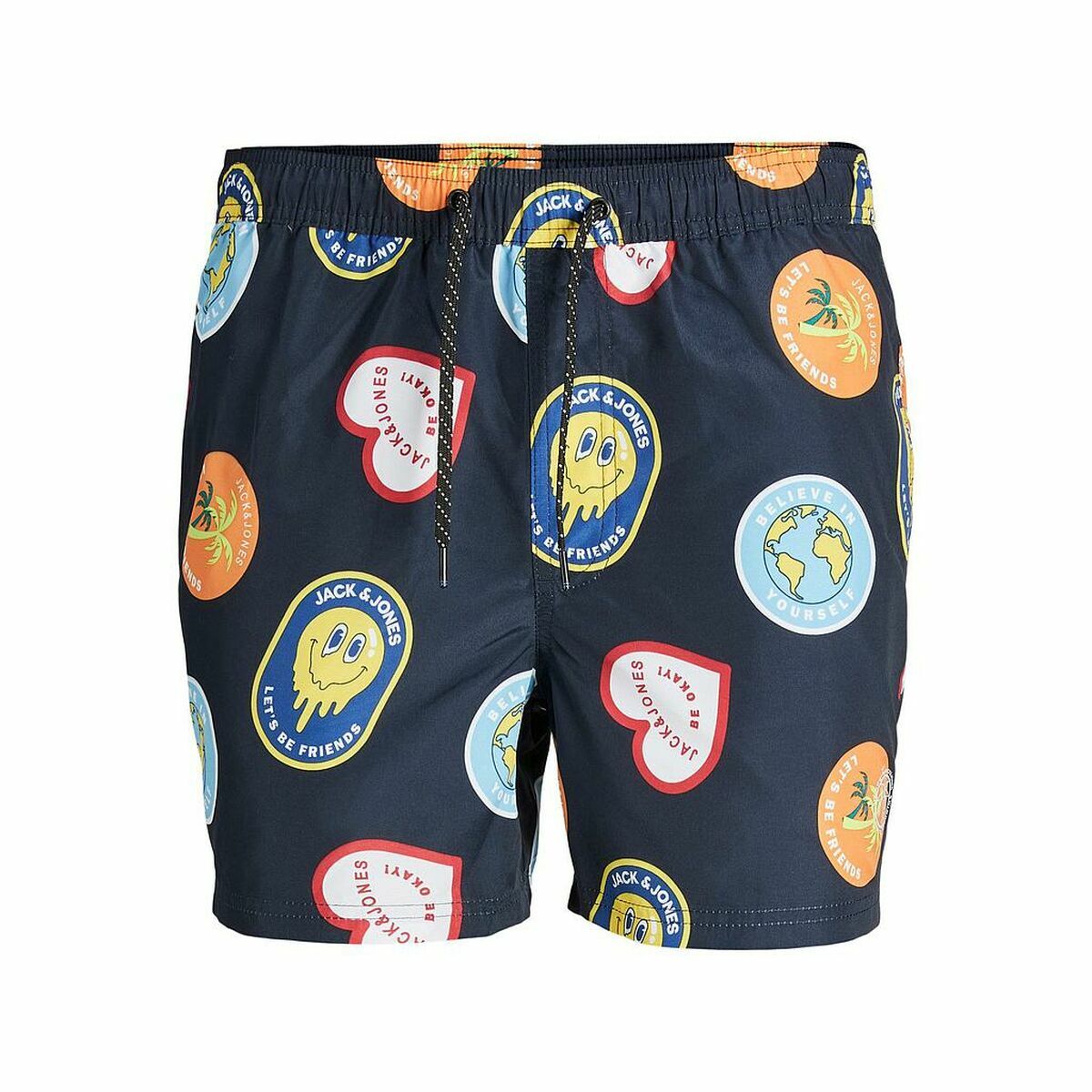 Baddräkt Herr Jack & Jones  BIG PRINTS 12227754 Marinblå